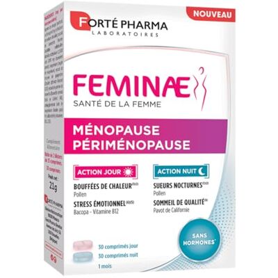 Forté Pharma - Feminae Ménopause - Dietary supplement - Publicité Forté Pharma - Feminae Ménopause - Dietary supplement - Publicité