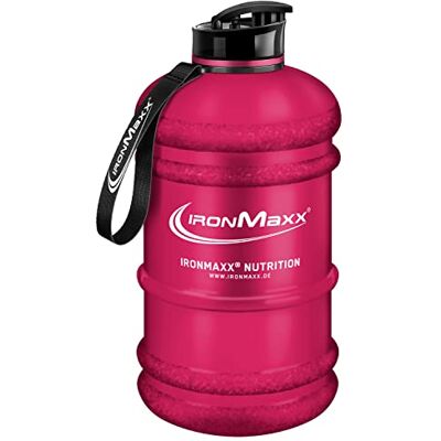 IronMaxx Gourde Sport Rouge givré 2200 ml – Gourde eau grande capacité graduée sans BPA avec poignée, gourde 2 litres idéale pour hydratation quotidienne et sport - Publicité IronMaxx Gourde Sport Rouge givré 2200 ml – Gourde eau grande capacité graduée sans BPA avec poignée, gourde 2 litres idéale pour hydratation quotidienne et sport - Publicité
