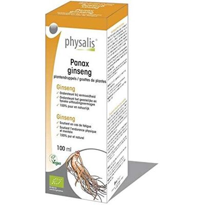 Physalis Panax Ginseng 100ml Extrait Bio - Soutien Endurance - Publicité Physalis Panax Ginseng 100ml Extrait Bio - Soutien Endurance - Publicité