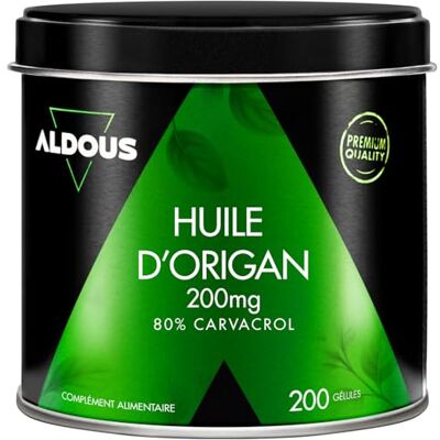 BIO + Huile d'origan en gélules avec 160 mg de carvacrol 200 gélules 1 par jour Renforcement naturel du système immunitaire Bien-être digestif et antioxydant 80% de carvacrol Sans additifs - Publicité BIO + Huile d'origan en gélules avec 160 mg de carvacrol 200 gélules 1 par jour Renforcement naturel du système immunitaire Bien-être digestif et antioxydant 80% de carvacrol Sans additifs - Publicité