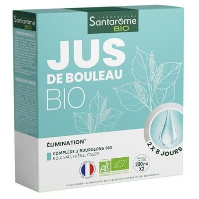BIO + Jus de Bouleau Bio Complément Alimentaire Détox et Elimination Draine & Détoxifie Légèreté & Bien-Etre Bourgeons de Frêne, Cassis 2 Flacons 200 ml Made In France Végan - Publicité BIO + Jus de Bouleau Bio Complément Alimentaire Détox et Elimination Draine & Détoxifie Légèreté & Bien-Etre Bourgeons de Frêne, Cassis 2 Flacons 200 ml Made In France Végan - Publicité