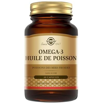 Solgar - Omega-3 Softgels Double Force - 60 comprimés - Publicité Solgar - Omega-3 Softgels Double Force - 60 comprimés - Publicité