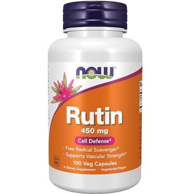 NOW Foods Rutin, 450mg 100 vcaps - Publicité NOW Foods Rutin, 450mg 100 vcaps - Publicité