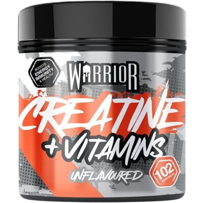 Warrior Creatine Plus Vitamines - Suppléments - Publicité Warrior Creatine Plus Vitamines - Suppléments - Publicité