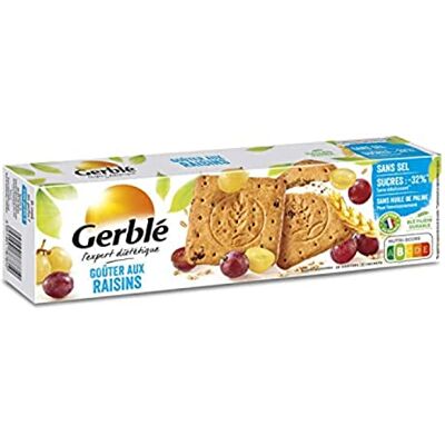 Gerblé - 178781 - Raisins - 12 paquets - Snack - Publicité Gerblé - 178781 - Raisins - 12 paquets - Snack - Publicité