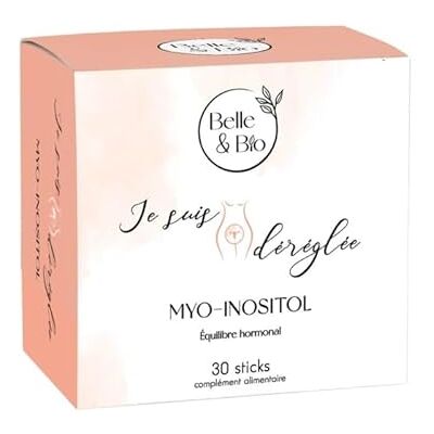 BIO + Myo-Inositol & D-Chiro Inositol 2000 mg – Équilibre Hormonal & Fertilité Féminine – Cycle Menstruel & SOPK – Avec Zinc, Chrome, Vitamine B6 & B9 – 30 Sticks – Fabriqué en France - Publicité BIO + Myo-Inositol & D-Chiro Inositol 2000 mg – Équilibre Hormonal & Fertilité Féminine – Cycle Menstruel & SOPK – Avec Zinc, Chrome, Vitamine B6 & B9 – 30 Sticks – Fabriqué en France - Publicité