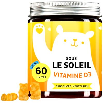 Bears with Benefits Gummies Vitamine D3 Immunité & Os 60 gummies - Publicité Bears with Benefits Gummies Vitamine D3 Immunité & Os 60 gummies - Publicité