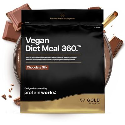The Protein Works Remplaçant de Repas Végétalien Soie de Chocolat - Remplaçant de Repas - Publicité The Protein Works Remplaçant de Repas Végétalien Soie de Chocolat - Remplaçant de Repas - Publicité