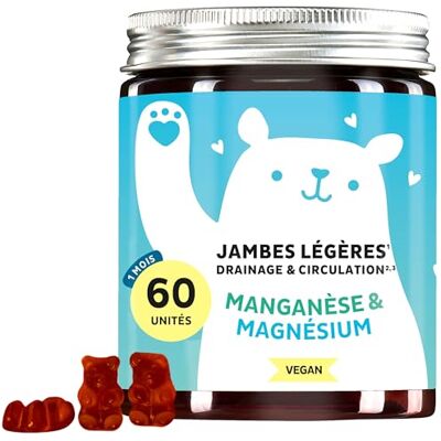 Bears with Benefits Gummies Magnésium Drainage Circulation 60 unités - Publicité Bears with Benefits Gummies Magnésium Drainage Circulation 60 unités - Publicité