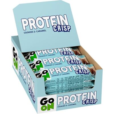 Go On Nutrition - Protein Crisp Bar - 24x50g - Protein Bar - Publicité Go On Nutrition - Protein Crisp Bar - 24x50g - Protein Bar - Publicité