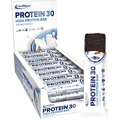 IronMaxx Protéine 30 Barre de Coco - Barre de Protéines - Publicité IronMaxx Protéine 30 Barre de Coco - Barre de Protéines - Publicité