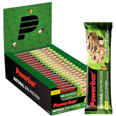 PowerBar Protéines Naturelles - Barres chocolat noisette 40g x24 - Publicité PowerBar Protéines Naturelles - Barres chocolat noisette 40g x24 - Publicité