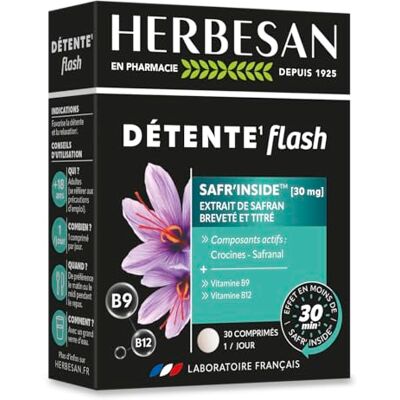 Herbesan Safr'Inside Détente - Complément alimentaire - Publicité Herbesan Safr'Inside Détente - Complément alimentaire - Publicité