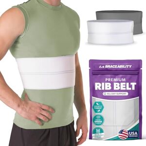 BraceAbility cassé côtelé Bandage élastique Coffre Wrap Ceinture pour fissuré, Fractured ou foulures baleines protection, compression et de support (Male – Compatible avec 61-152,4 cm Coffre) - Publicité BraceAbility cassé côtelé Bandage élastique Coffre Wrap Ceinture pour fissuré, Fractured ou foulures baleines protection, compression et de support (Male – Compatible avec 61-152,4 cm Coffre) - Publicité