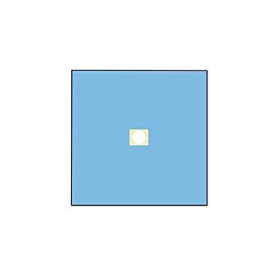 GIMA Mediberg Champ opératoire avec trou Ø 10 cm en tissu non tissé à double couplage, absorbant et imperméable, stérile et jetable, 2 couches, bleu clair, taille 100x100 cm, sans latex, 50 pcs emballées - Publicité GIMA Mediberg Champ opératoire avec trou Ø 10 cm en tissu non tissé à double couplage, absorbant et imperméable, stérile et jetable, 2 couches, bleu clair, taille 100x100 cm, sans latex, 50 pcs emballées - Publicité