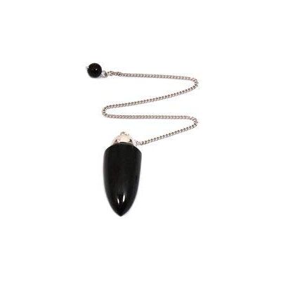 CrystalAge Pendule de pierre de tourmaline noire Goutte longue - Publicité CrystalAge Pendule de pierre de tourmaline noire Goutte longue - Publicité