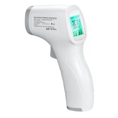 Hanger Safe - GP-300 - Infrared - Sans contact - Thermomètre - Publicité Hanger Safe - GP-300 - Infrared - Sans contact - Thermomètre - Publicité