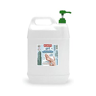 Purity Bidon de 5 litres Gel Hydroalcoolique 703 Sans parfum - Publicité Purity Bidon de 5 litres Gel Hydroalcoolique 703 Sans parfum - Publicité