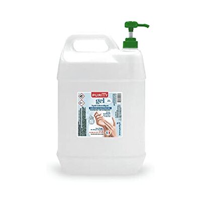 Purity Bidon de 5 litres Gel Hydroalcoolique 703 Parfum Fleur de Lin - Publicité Purity Bidon de 5 litres Gel Hydroalcoolique 703 Parfum Fleur de Lin - Publicité