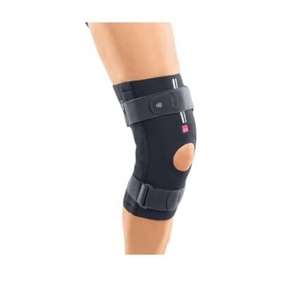 medi Stabimed Pro Genouillère avec articulations physioglides, kit de cales pour limiter les mouvements et fermeture enveloppante, genouillère stabilisante pour un maintien sûr, gris/taille M - Publicité medi Stabimed Pro Genouillère avec articulations physioglides, kit de cales pour limiter les mouvements et fermeture enveloppante, genouillère stabilisante pour un maintien sûr, gris/taille M - Publicité