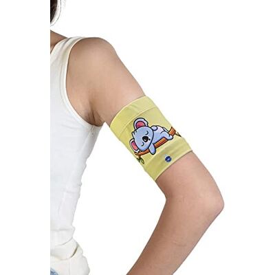 kaio-dia Dia-Band ENFANT, brassard de maintien et de protection pour capteur de glycémie Freestyle Libre, Medtronic, Dexcom ou Omnipod – Bandeau pour diabétique réutilisable (Junior.XS (17-19 cm)) - Publicité kaio-dia Dia-Band ENFANT, brassard de maintien et de protection pour capteur de glycémie Freestyle Libre, Medtronic, Dexcom ou Omnipod – Bandeau pour diabétique réutilisable (Junior.XS (17-19 cm)) - Publicité