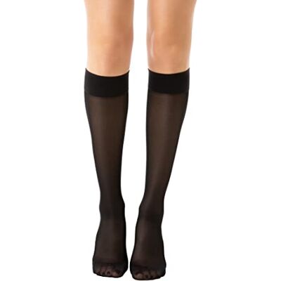 Relaxsan Basic 850 (1 Paire Noir 5/XXL) mi-bas de maintien 140 Den compression graduée moyenne - Publicité Relaxsan Basic 850 (1 Paire Noir 5/XXL) mi-bas de maintien 140 Den compression graduée moyenne - Publicité