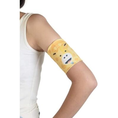 kaio-dia Dia-Band ENFANT, brassard de maintien et de protection pour capteur de glycémie Freestyle Libre, Medtronic, Dexcom ou Omnipod – Bandeau pour diabétique réutilisable (J.XL (21-23 cm)) - Publicité kaio-dia Dia-Band ENFANT, brassard de maintien et de protection pour capteur de glycémie Freestyle Libre, Medtronic, Dexcom ou Omnipod – Bandeau pour diabétique réutilisable (J.XL (21-23 cm)) - Publicité
