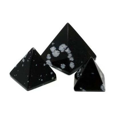 CrystalAge Pyramide d'obsidienne flocon de neige – YOF2 – Mini - Publicité CrystalAge Pyramide d'obsidienne flocon de neige – YOF2 – Mini - Publicité