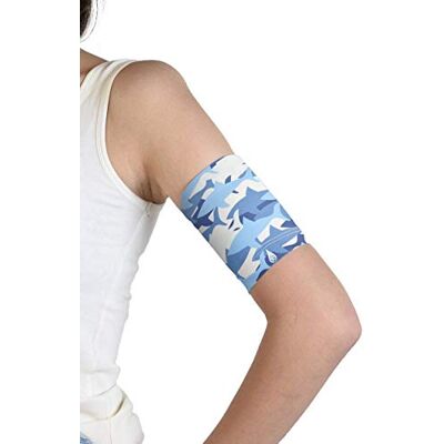 kaio-dia Dia-Band ENFANT, brassard de maintien et de protection pour capteur de glycémie Freestyle Libre, Medtronic, Dexcom ou Omnipod – Bandeau pour diabétique (J.XS (17-19 cm) - Publicité kaio-dia Dia-Band ENFANT, brassard de maintien et de protection pour capteur de glycémie Freestyle Libre, Medtronic, Dexcom ou Omnipod – Bandeau pour diabétique (J.XS (17-19 cm) - Publicité