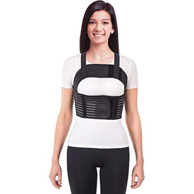 TOROS-GROUP GROUPE TOROS Corset Femmes Sangle pectorale pour femmes Attelle de soutien pour les règles postopératoires, côtes et sternum cassés, ajustement confortable pour la silhouette féminine L, noir - Publicité TOROS-GROUP GROUPE TOROS Corset Femmes Sangle pectorale pour femmes Attelle de soutien pour les règles postopératoires, côtes et sternum cassés, ajustement confortable pour la silhouette féminine L, noir - Publicité