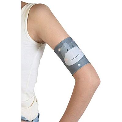 kaio-dia Dia-Band ENFANT, brassard de maintien et de protection pour capteur de glycémie Freestyle Libre, Medtronic, Dexcom ou Omnipod – Bandeau pour diabétique réutilisable - Publicité kaio-dia Dia-Band ENFANT, brassard de maintien et de protection pour capteur de glycémie Freestyle Libre, Medtronic, Dexcom ou Omnipod – Bandeau pour diabétique réutilisable - Publicité