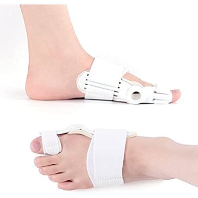 SexReaper 2 Paires d'Orthèses Hallux Valgus Homme et Femme Disponibles pour la Correction, la Protection des Orteils, le Soulagement de la Douleur des Oignons (Blanc) - Publicité SexReaper 2 Paires d'Orthèses Hallux Valgus Homme et Femme Disponibles pour la Correction, la Protection des Orteils, le Soulagement de la Douleur des Oignons (Blanc) - Publicité