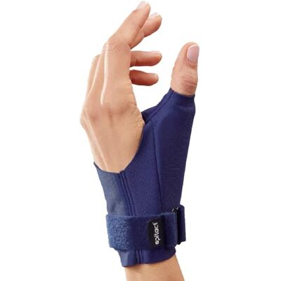 Epitact Attelle Pouce Rhizarthrose, Arthrose du pouce Soulage les Douleurs Articulaires à la Base du Pouce la Nuit ou au Repos Fine, Légère, Confortable Innovation Française (M, Droite) - Publicité Epitact Attelle Pouce Rhizarthrose, Arthrose du pouce Soulage les Douleurs Articulaires à la Base du Pouce la Nuit ou au Repos Fine, Légère, Confortable Innovation Française (M, Droite) - Publicité