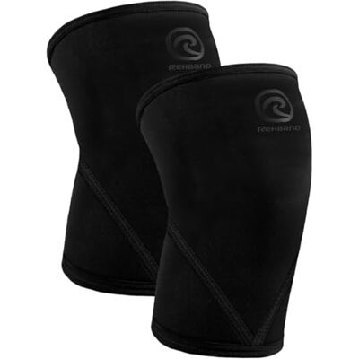 Rehband Classic V-Knee-Sleeve 7 mm pour l'haltérophilie, genouillère de powerlifting grade compétition, manchon de compression pour CrossFit, squats et gym, Couleur:Carbon/Noir 1 Paire, Taille:XL - Publicité Rehband Classic V-Knee-Sleeve 7 mm pour l'haltérophilie, genouillère de powerlifting grade compétition, manchon de compression pour CrossFit, squats et gym, Couleur:Carbon/Noir 1 Paire, Taille:XL - Publicité