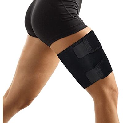 supregear Soutien aux Cuisses, Gaine de Compression Réglable en Néoprène pour les Cuisses, les Ischio-Jambiers et les Quadriceps, Respirante et Antidérapante, Unisexe, Noir, M - Publicité supregear Soutien aux Cuisses, Gaine de Compression Réglable en Néoprène pour les Cuisses, les Ischio-Jambiers et les Quadriceps, Respirante et Antidérapante, Unisexe, Noir, M - Publicité