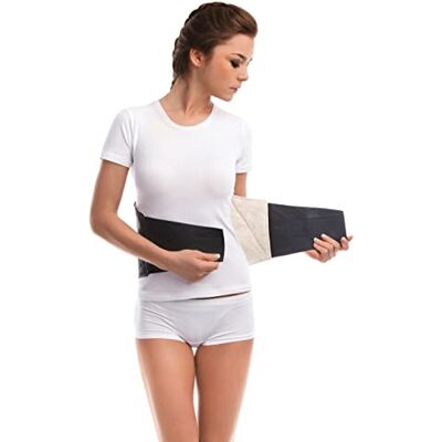 TOROS-GROUP – Ceinture lombaire chauffante – Chauffe-rein – Chauffe-dos en coton pur avec effet massage pour adultes et seniors, Noir, Unisexe, hauteur 22 cm – L - Publicité TOROS-GROUP – Ceinture lombaire chauffante – Chauffe-rein – Chauffe-dos en coton pur avec effet massage pour adultes et seniors, Noir, Unisexe, hauteur 22 cm – L - Publicité