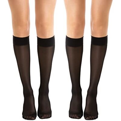 Relaxsan Basic 850 (2 Paires Noir 5/XXL) mi-bas de maintien 140 Den compression graduée moyenne - Publicité Relaxsan Basic 850 (2 Paires Noir 5/XXL) mi-bas de maintien 140 Den compression graduée moyenne - Publicité