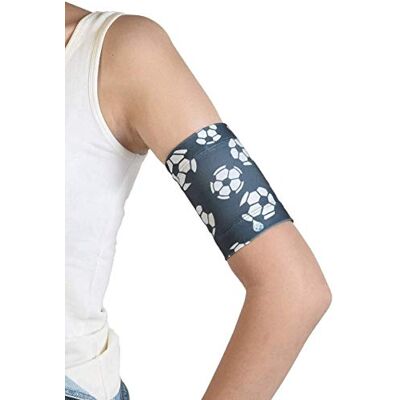 kaio-dia Dia-Band ENFANT, brassard de maintien et de protection pour capteur de glycémie Freestyle Libre, Medtronic, Dexcom ou Omnipod – Bandeau pour diabétique réutilisable - Publicité kaio-dia Dia-Band ENFANT, brassard de maintien et de protection pour capteur de glycémie Freestyle Libre, Medtronic, Dexcom ou Omnipod – Bandeau pour diabétique réutilisable - Publicité