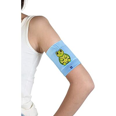 kaio-dia Dia-Band ENFANT, brassard de maintien et de protection pour capteur de glycémie Freestyle Libre, Medtronic, Dexcom ou Omnipod – Bandeau pour diabétique réutilisable (Junior.S (18-20 cm)) - Publicité kaio-dia Dia-Band ENFANT, brassard de maintien et de protection pour capteur de glycémie Freestyle Libre, Medtronic, Dexcom ou Omnipod – Bandeau pour diabétique réutilisable (Junior.S (18-20 cm)) - Publicité