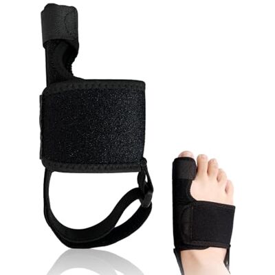 RYHHH Orthese Hallux Valgus Correcteur Hallux Valgus Confortable Jour et Nuit Soulage Douleurs D'oignons Chevauchement et Orteils en Marteau Taille Unique Unisexe Noir Droite - Publicité RYHHH Orthese Hallux Valgus Correcteur Hallux Valgus Confortable Jour et Nuit Soulage Douleurs D'oignons Chevauchement et Orteils en Marteau Taille Unique Unisexe Noir Droite - Publicité