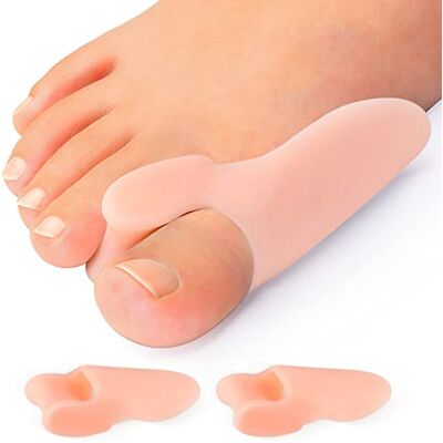 Promifun Coussin protecteur d'oignon, 10 paquets de coussinets correcteurs d'oignon avec séparateur pour le gros orteil, bouclier de gel pour le soulagement de la douleur du pied due à la friction - Publicité Promifun Coussin protecteur d'oignon, 10 paquets de coussinets correcteurs d'oignon avec séparateur pour le gros orteil, bouclier de gel pour le soulagement de la douleur du pied due à la friction - Publicité
