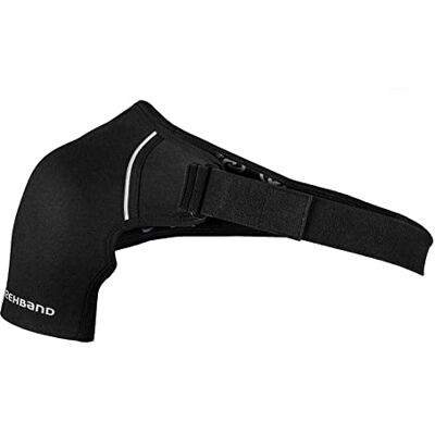 Rehband QD bandage d'épaule, néoprène bandage, soutien d'épaule sport, Couleur:Noir, Taille:S, Côté:Gauche - Publicité Rehband QD bandage d'épaule, néoprène bandage, soutien d'épaule sport, Couleur:Noir, Taille:S, Côté:Gauche - Publicité