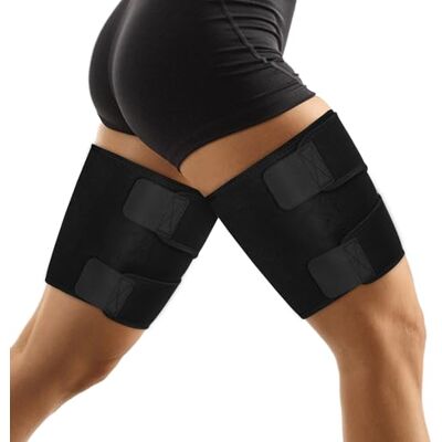 supregear Enveloppements de Cuisse de Soutien, Lot de 2 Manchons de Compression Antidérapants pour Cuisse Attelle Réglable en Néoprène pour la Cuisse Supérieure, Noir, XL - Publicité supregear Enveloppements de Cuisse de Soutien, Lot de 2 Manchons de Compression Antidérapants pour Cuisse Attelle Réglable en Néoprène pour la Cuisse Supérieure, Noir, XL - Publicité