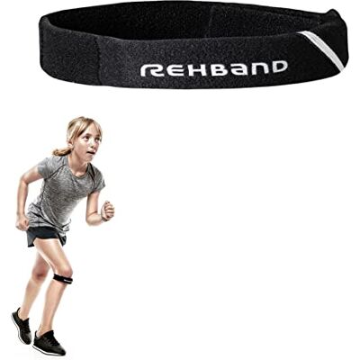 Rehband UD genouillère enfant Bande de soutien rotulien avec coussinet de pression, support du tendon rotulien pour enfants en football, course, handball et tennis, Couleur:Noir, Taille unique - Publicité Rehband UD genouillère enfant Bande de soutien rotulien avec coussinet de pression, support du tendon rotulien pour enfants en football, course, handball et tennis, Couleur:Noir, Taille unique - Publicité