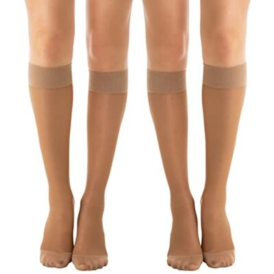 Relaxsan Basic 850P (2 Paires Vison 5/XXL) mi-bas de maintien 140 Den PLUS compression graduée forte - Publicité Relaxsan Basic 850P (2 Paires Vison 5/XXL) mi-bas de maintien 140 Den PLUS compression graduée forte - Publicité
