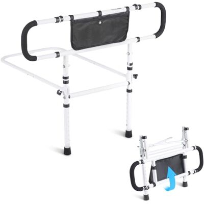 VEVOR Barrière de Lit pour Adultes Personnes Âgées Pliable 180° Rail de Lit d'Assistance Protection Latérale Charge 204 kg Poignée Réglable à 4 Niveaux Poche de Rangement pour Lit Double King Queen - Publicité VEVOR Barrière de Lit pour Adultes Personnes Âgées Pliable 180° Rail de Lit d'Assistance Protection Latérale Charge 204 kg Poignée Réglable à 4 Niveaux Poche de Rangement pour Lit Double King Queen - Publicité