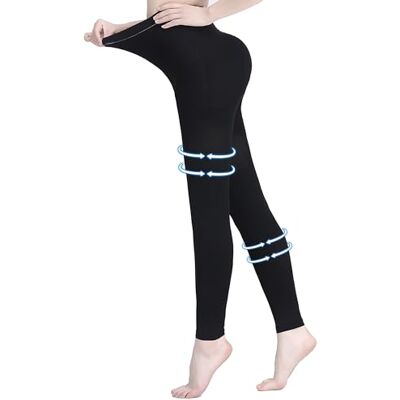 AMZAM® Collants de compression médicale pour homme et femme, 15-20 mmHg, leggings de compression graduée, opaques sans pieds, taille haute, bas de compression pour œdème, varices, post-chirurgie, noir - Publicité AMZAM® Collants de compression médicale pour homme et femme, 15-20 mmHg, leggings de compression graduée, opaques sans pieds, taille haute, bas de compression pour œdème, varices, post-chirurgie, noir - Publicité