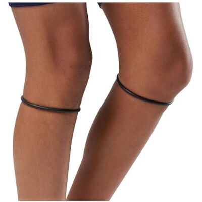 McDavid Lot de 2 bandes rotuliennes en silicone Soutien léger du genou en cas d'irritation des tendons et du genou du coureur Antidérapantes et douces pour la peau Noir - Publicité McDavid Lot de 2 bandes rotuliennes en silicone Soutien léger du genou en cas d'irritation des tendons et du genou du coureur Antidérapantes et douces pour la peau Noir - Publicité