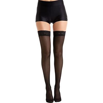 Relaxsan Basic 870 (Noir 5/XXL) bas autofixants de maintien 140 Den compression graduée moyenne - Publicité Relaxsan Basic 870 (Noir 5/XXL) bas autofixants de maintien 140 Den compression graduée moyenne - Publicité