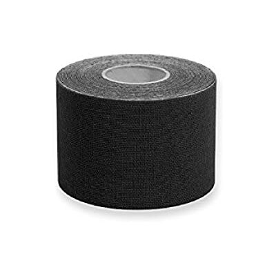 GIMA Ruban de Kinésiologie Ultra Adhésif, Hypoallergénique Imperméable et Élastique jusqu'à 160%, Epaisseur 0.48 mm, Dimensions : 5 m x 5 cm, Couleur Noir, pour Sports et Physiothérapie, 1 Rouleau - Publicité GIMA Ruban de Kinésiologie Ultra Adhésif, Hypoallergénique Imperméable et Élastique jusqu'à 160%, Epaisseur 0.48 mm, Dimensions : 5 m x 5 cm, Couleur Noir, pour Sports et Physiothérapie, 1 Rouleau - Publicité